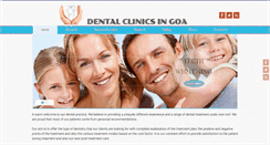 Desktop Screenshot of goadentalclinics.com