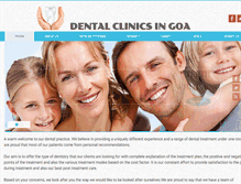 Tablet Screenshot of goadentalclinics.com